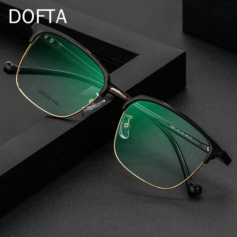 

DOFTA TR Myopia Optical Glasses Frame Men Square Prescription Eyeglasses For Women Eyewear 5316