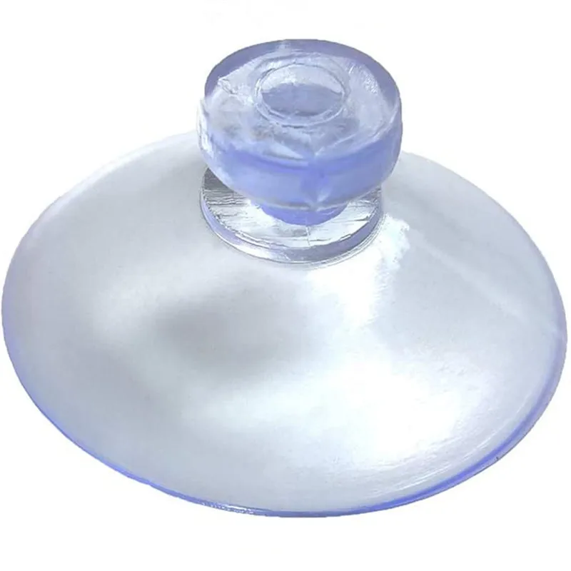 50pcs Clear 20/24/30/35/40/45/50/55mm Sucker Suction Cups Transparent Plasitc Mushroom Head Suckers Cup