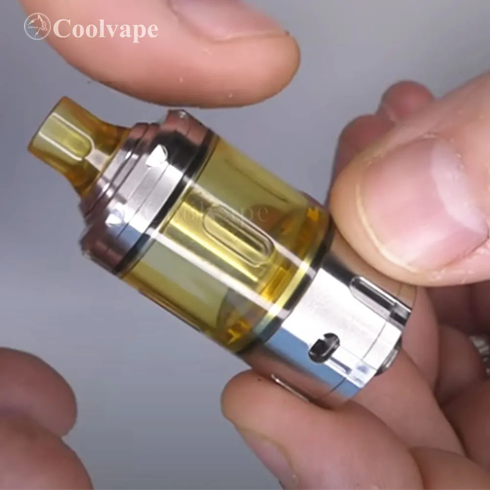 

Hussar Gobby Style RTA одиночные катушки rta перестраиваемый бак испаритель Серебряный 4,5 мл 22 мм Диаметр 316ss rta бак испарителя