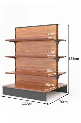 Supermarket shelf display rack snack goods drugstore stationery convenience store double-sided middle island single-side wall st