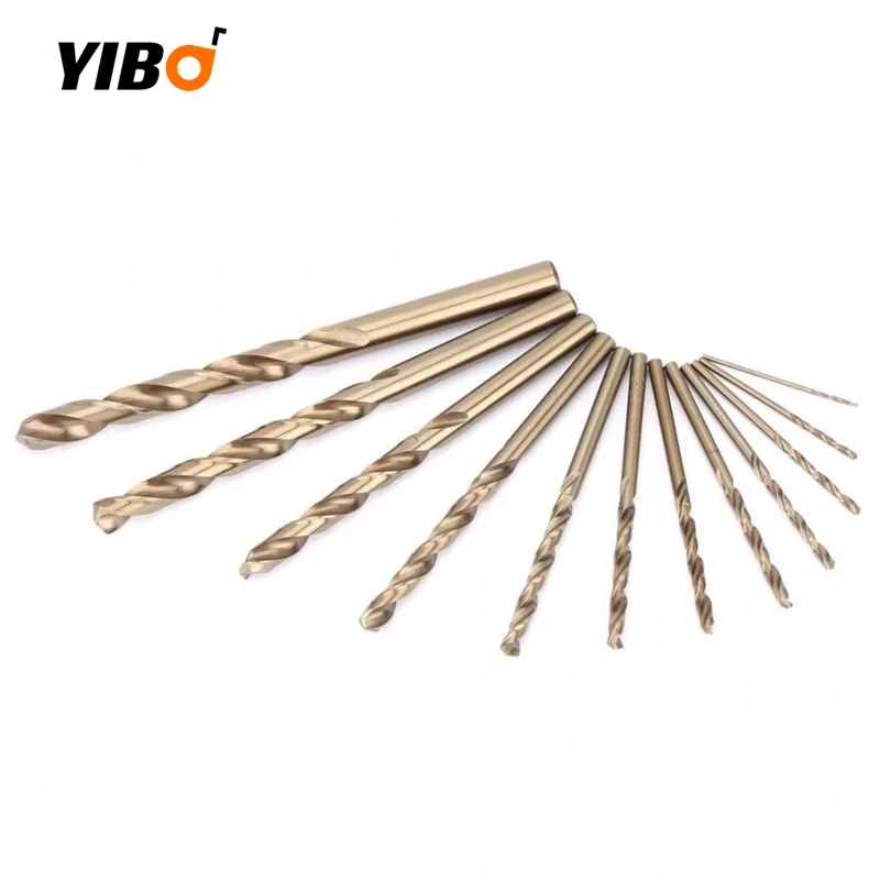 74ชิ้น/เซ็ต M35 40-133มม.ความยาวโลหะไม้เจาะเหล็กความเร็วสูง HSS-CO Twist Drills HSS-CO 1-8Mm เหล็กความเร็วสูง