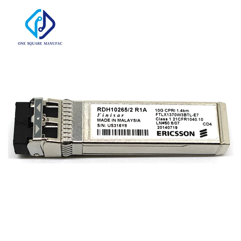 

ERICSSON FTLX1370W3BTL-E7 Optical Transceiver SFP 10G CPRI 1310nm 1.4km RDH10265/2 R1A Single-Mode Optical Fiber Transceiver