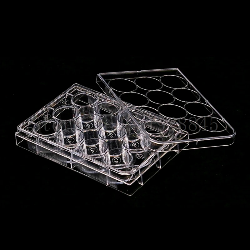 5pcs 6/12/24/48/96/384 hole Disposable Cell Culture Plate Bacterial Culture Plate Enzyme Label Plate Sterilization Packaging  TC