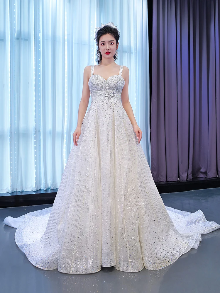 Kisswhite gaun pengantin wanita, koleksi RSM 67387 Robe De Mariage renda