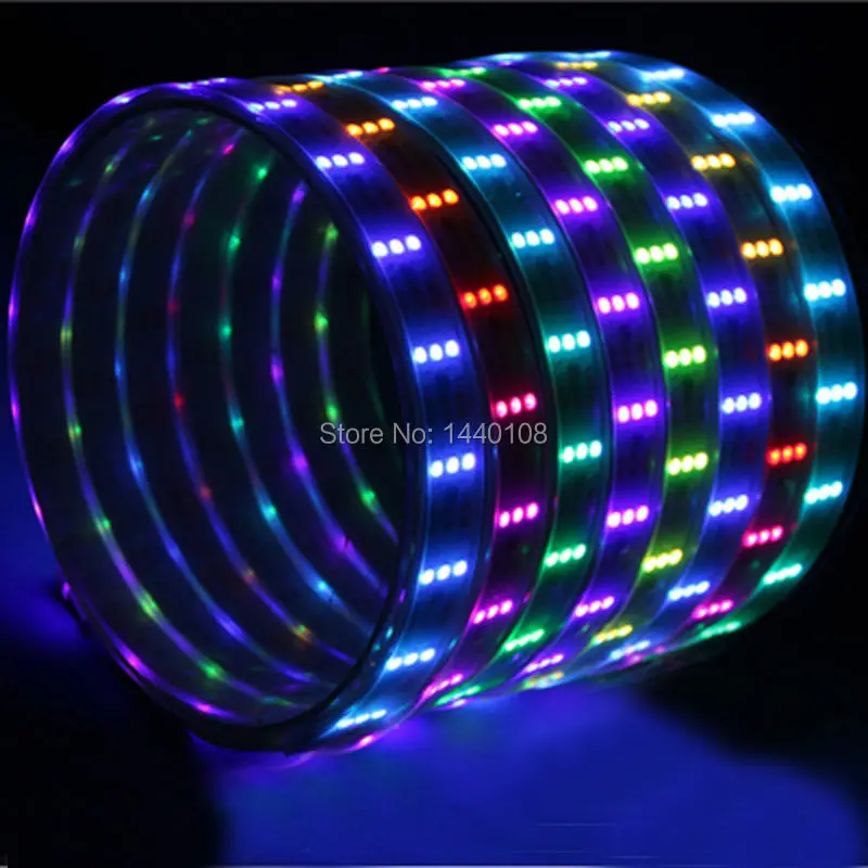 High Quality 20M/lot WS281 Strip Lighting 90leds/m Light With Tube Waterproof Ip67 5050 SMD Rgb Magic Color Led Strip DC12V