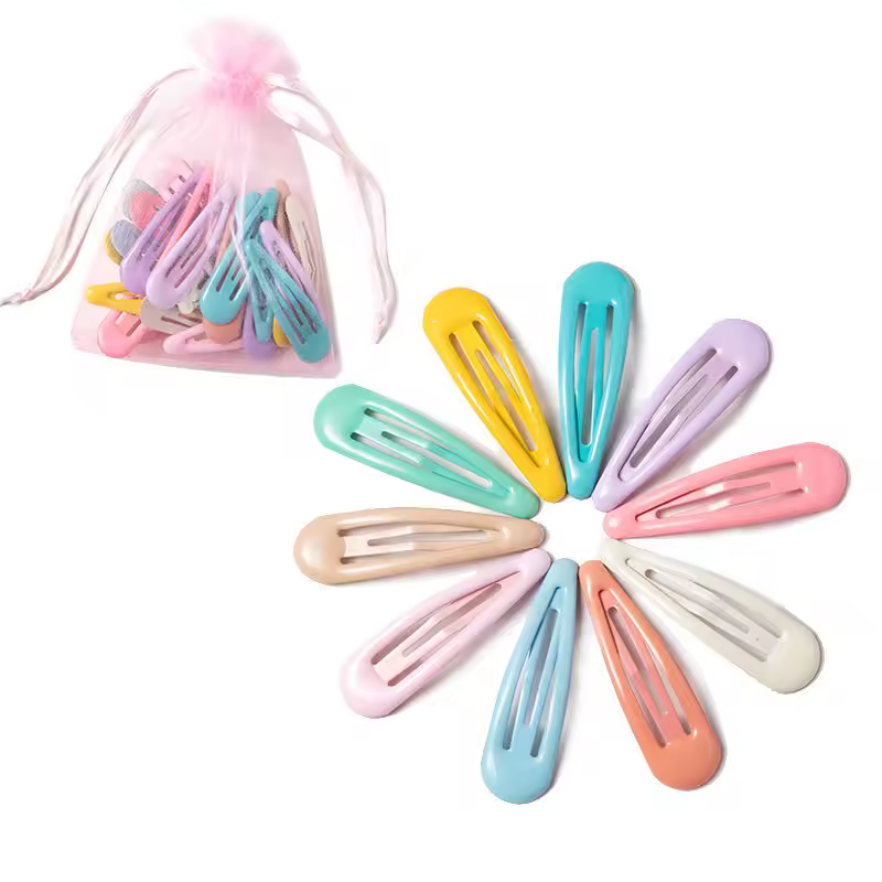 10/20/30/40 New Girls Cute Colorful Waterdrop Shape Hairpins Sweet Hair Clips Kids Barrettes Slid Clip Fashion Hair Accessories - Image 10