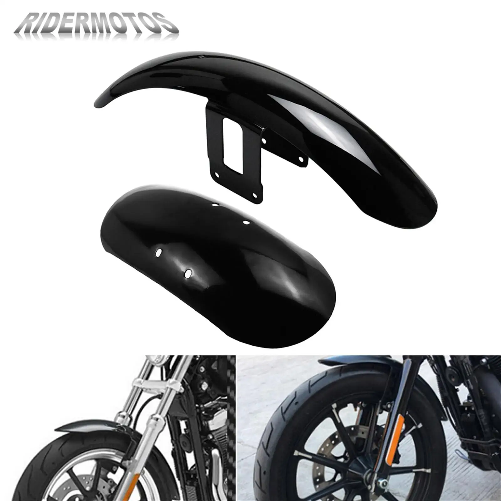 

Motorcycle Front Fender Mudguard Cover Gloss For Harley Sportster Iron 883 Super Low 04-16 Forty Eight 48 1200X XL1200 2010-2017