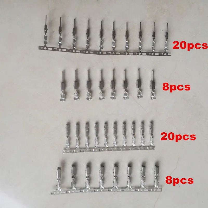 TE Male Female Terminal Pins For 28 Hole 28 Way 28 Pin 28P Loom Repair Door Harness Docking Connector 1K0937702C For VW AUDI