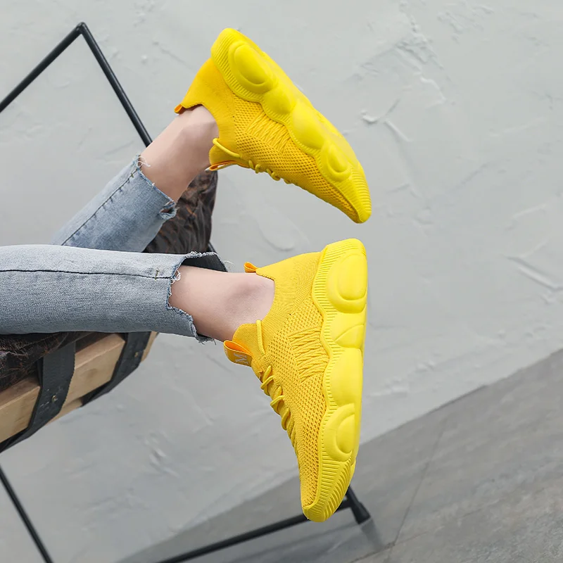 Sneakers Women Running Shoes Comfortable Breathable Outdoor Sports Shoes Casual Footwears Wear-resiistance Lace-up