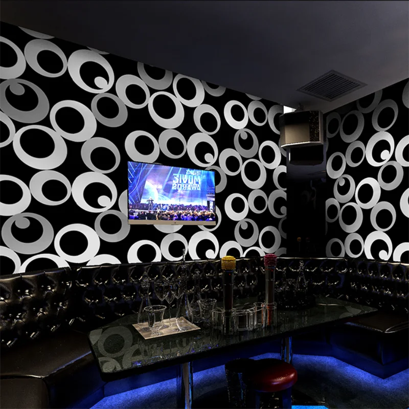 wellyu KTV wallpaper karaoke flashing wall covering 3d reflective special bar theme box corridor aisle TV background wall paper