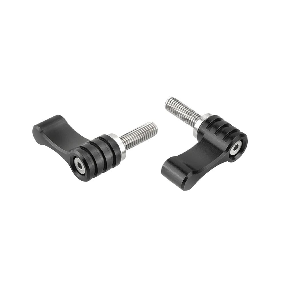 Kimrig Camera Camcorder 15Mm 18Mm M5 Roterende Knop Verstelbare Duim Hendel Schroef Met M5 Draad Rvs (een Paar)