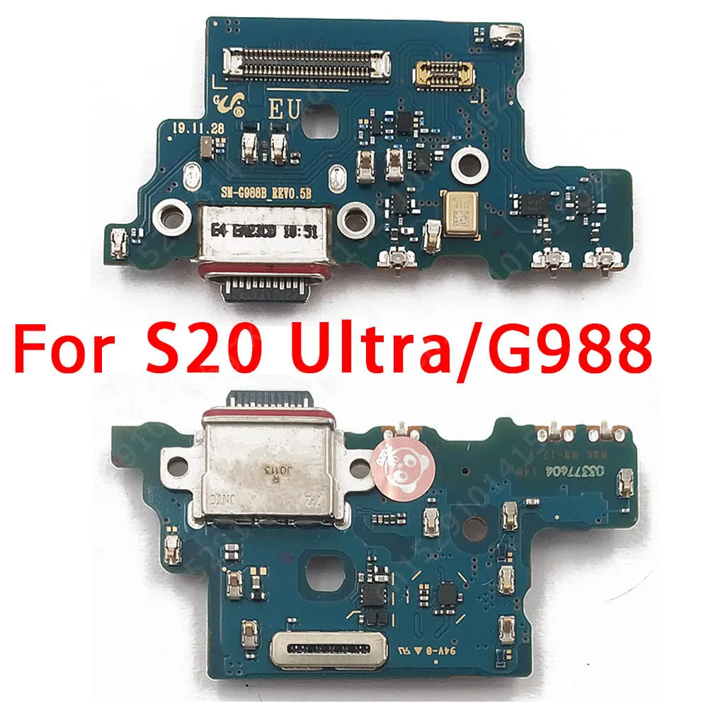 Charge Board For Samsung Galaxy S20 Plus FE Ultra G980 G981 G985 G986 G988 G780 G781 Charging Port Pcb Usb Connector