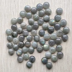 Good quality Natural labradorite stone round cab cabochon beads 10mm for jewelry Accessories making wholesale 50pcs/lot free