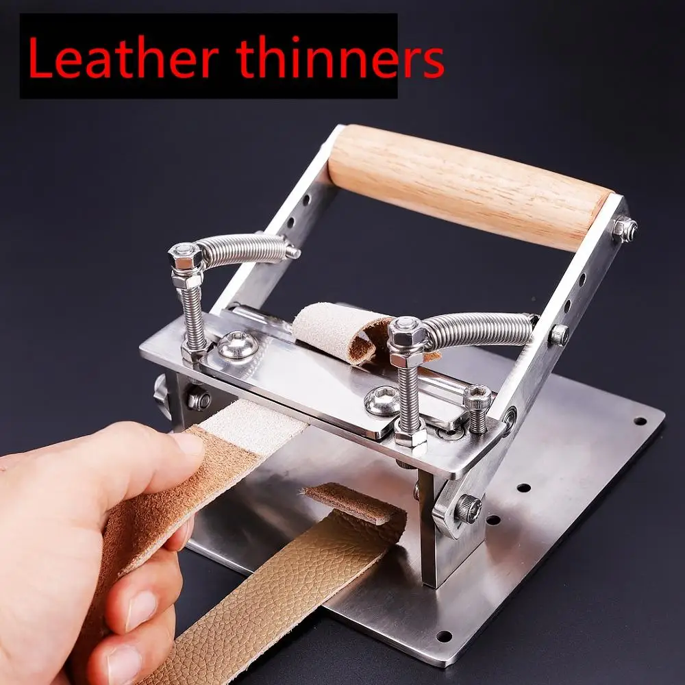 Manual leather peeler Cowhide shoveling knife soft and hard horsehip tanning leather peeler belt watchband even