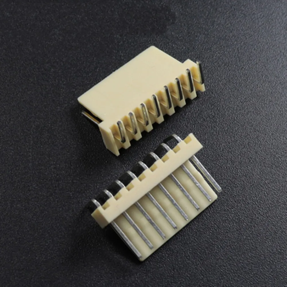 500PCS KF2510 Stecker Kits 2,54mm Pitch JST Stecker 2/3/4/5/6/7/8/9/10P Gerade Rechtwinklig Gehäuse Pin Header – Detail 9