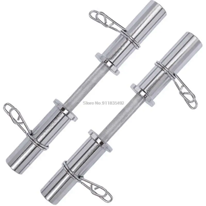 Aolin plating dumbbell bar big hole dumbbell set household bar Austrian bar special dumbbell game, barbell set