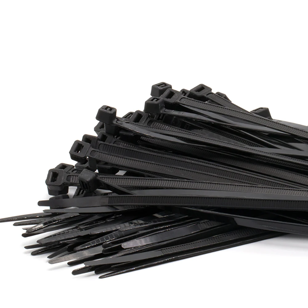 

150PCS 5*450 5*500 5*550 5*650mm Self-Locking Nylon Cable Tie Plastic Zip Tie Cable Ties Fasten Loop Cable Good Insulation