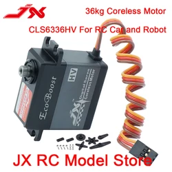 JX SERVO Ecoboost CLS6336HV 7.4V 36KG Large Torque 180Degree CNC Digital Coreless Servo for RC Models PARTS CAR Helicopter Accs