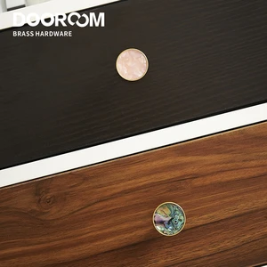 mobilya için kolları ve kolları, pirinç mobilya kolları-pota, basit iskandinav pastoral, gardırop, dresser kolları, çekmeceli dolap, yuvarlak, renkli çekme Bir kepçenin sapına 8 çekirdekli satışlar-no. 3