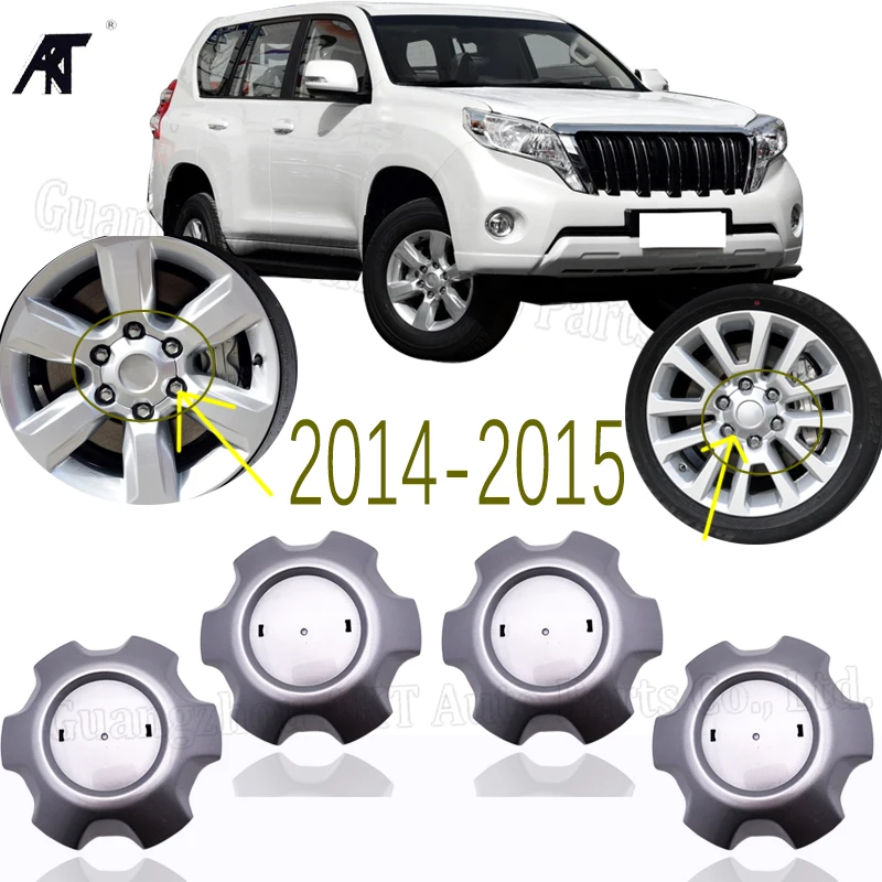 4 Pcs Wheel Center Caps FOR TOYOTA Prado 2700, 4000 wheel hub 4260b-0G010 660290, 2014-2015 Hub Cover 4260b-60290