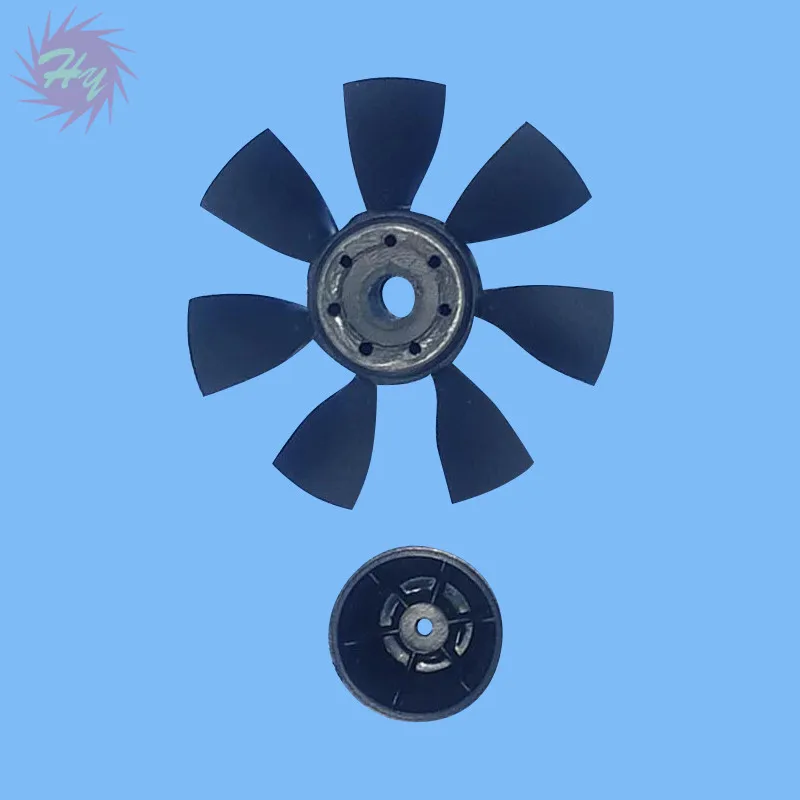 1Pc HY RC accessori modello aereo 51mm /64mm/76mm/89mm/102mm/114mm/127mm 7 pale del ventilatore canalizzate a foglia non includere il condotto