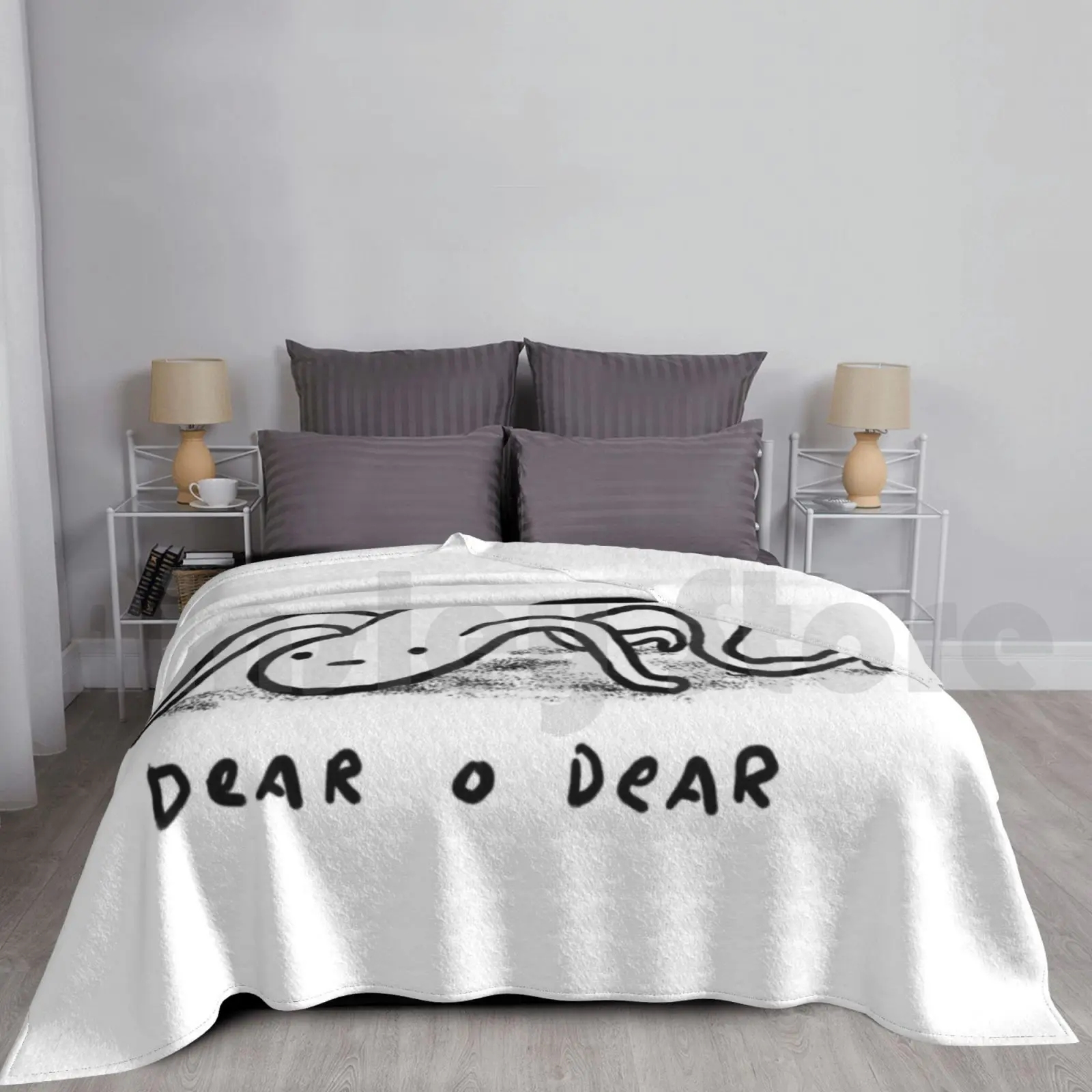Honnête Blob-Dear O Dear Couverture Mode Personnalisé Honnête Blob Honest Blob Cher Oh Oh Cher Deer Santé Mentale Freud