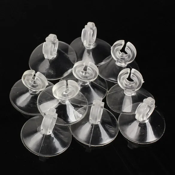 10-50pcs Aquarium Suction Cup Holder Fish Tank Sucker for 4/6mm Air Line Pipe Tube Wire Holder Aquarium Accessories