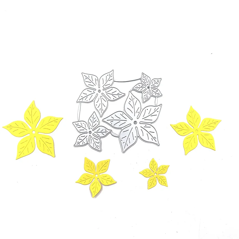 

Julyarts Four Flower Die Cuts Scrapbooking Craft Dies New Arrivals For DIY Scrapbooking Decorative Embossing Handcraft Dies