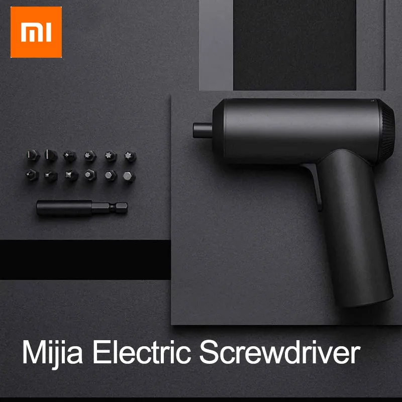 

xiaomi mijia electric screwdriver 2019 NEWEST 12 pcs S2 bits 2000amh battery 3.6V 5N.m big Torque PH1 H3 SL4 Screw driver kits