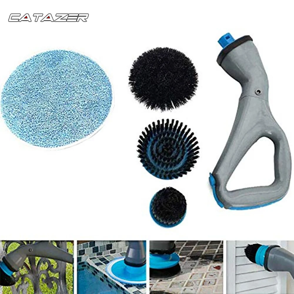 

Swimming Pool Strong Rechargeable Drill Scrubber Brush Power Scrubber Brush Cleaning Cordless Scrubber Swimming Pool Accessories