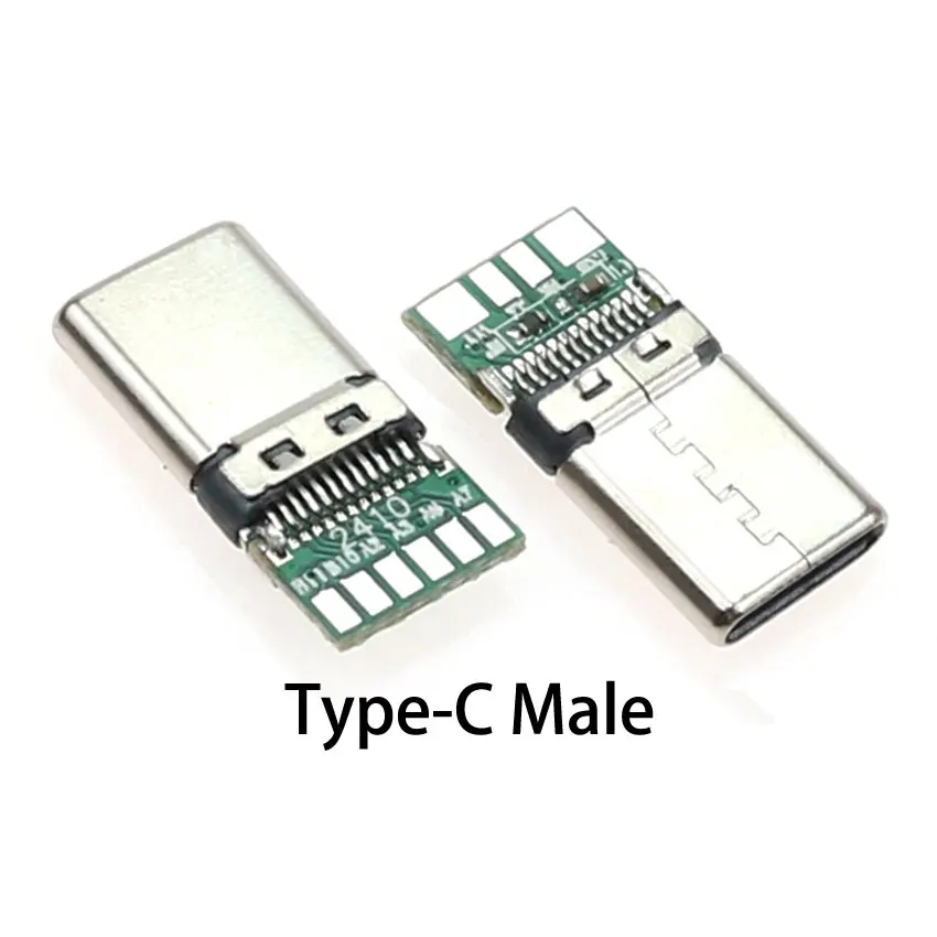 Cltgxdd 1PCS Type-C Male Female USB 3.1 Test PCB Board Adapter Type C Connector Socket For Data Line Wire Cable Transfer