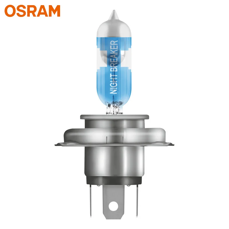 Osram-farol automotivo original, h4, 9003, hb2, 64193holle, halogênio, 12v, 60 w, 55w, p43t, 150%