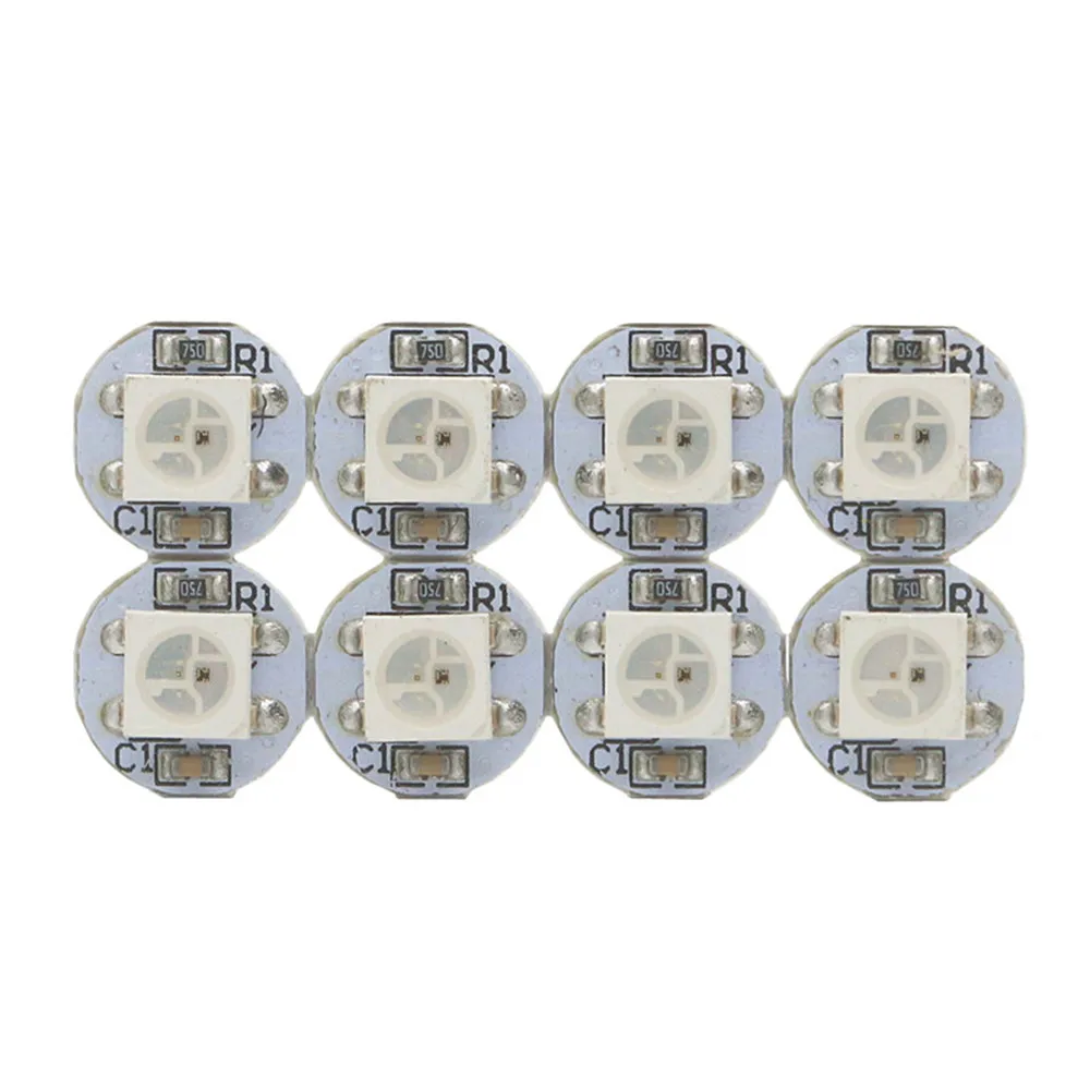 50 ~ 1000pcs  4-Pin WS2812B WS2812 LED Chip & Heatsink 5 V 5050 RGB WS2811 IC Ingebouwde