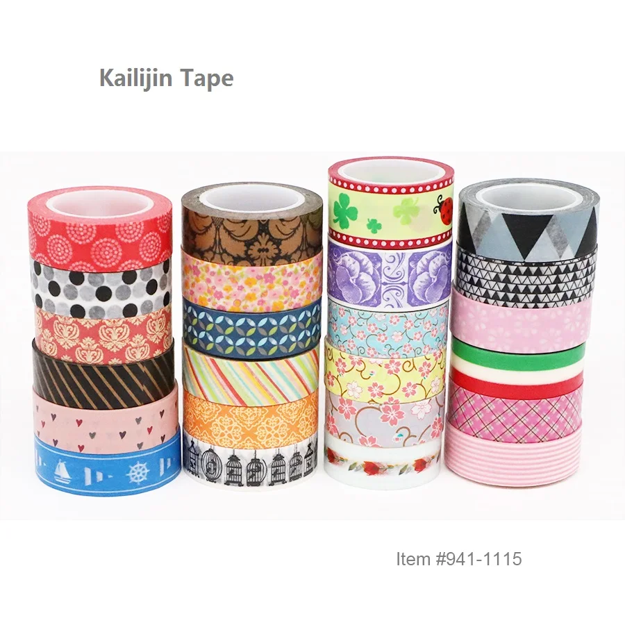 Basic Design Washi Tape Gift Wrapping Paper Tape DIY Washi Tape Decoration Washi Tape