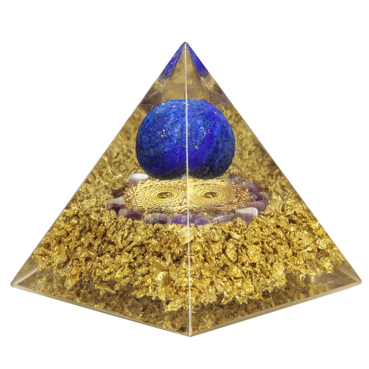 Tumbe elluwa Natur kristalls tein pyramide Heilung Reiki Tumbled Chip Stein Orgon Generator für Chakra Balancing, Meditation