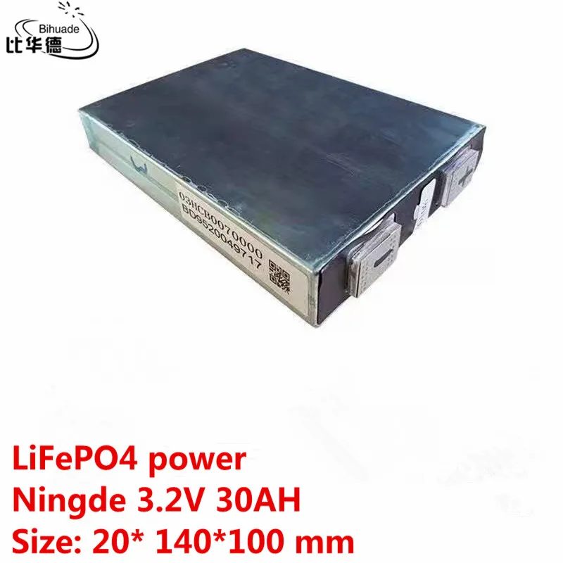 

LiFePO4 power 30AH 3.2V 20*140*100mm equipped with outdoor suitable for electric forklift, RV energy storage, on-board powe