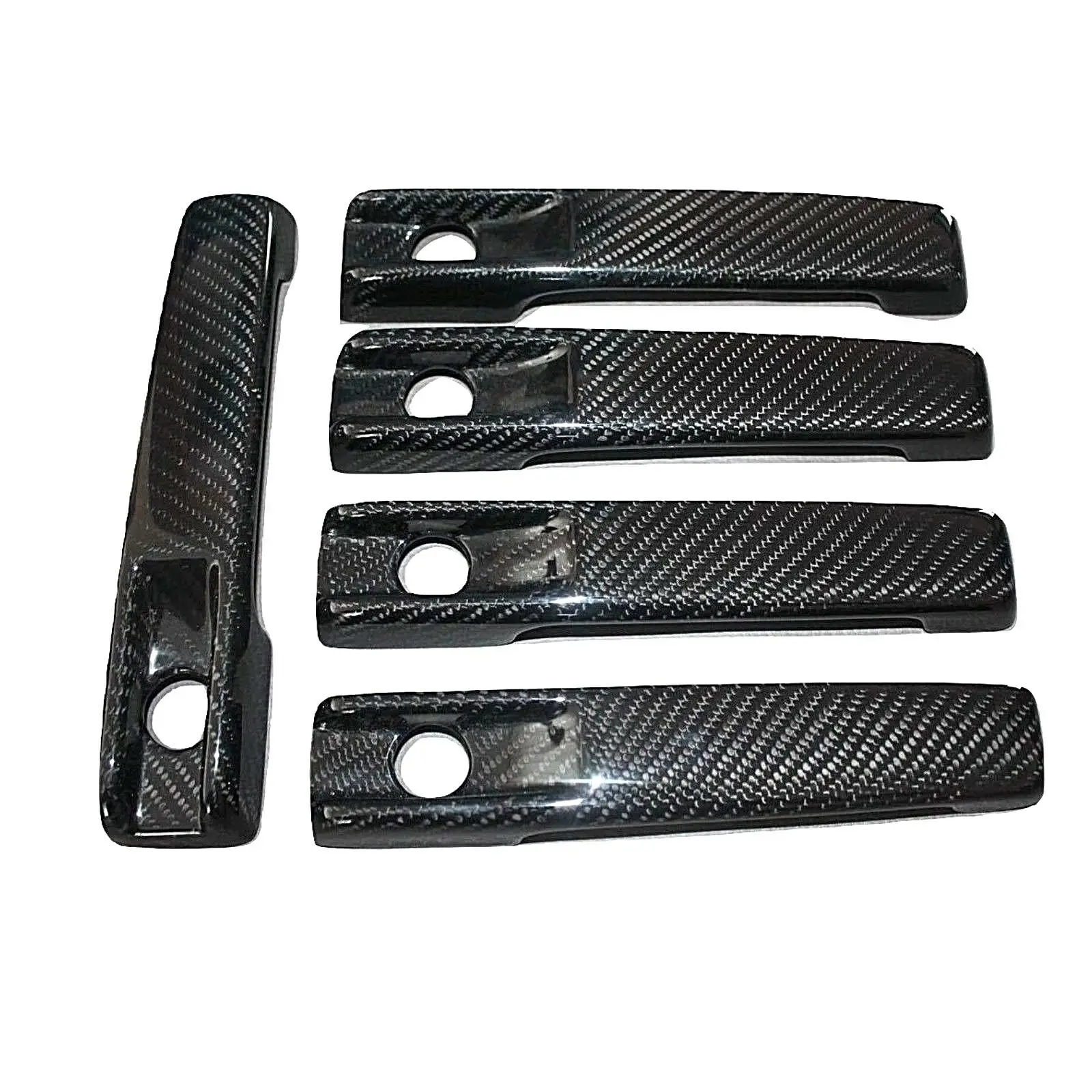 

5pcs/set Carbon Fiber Exterior Door Handle Cover Trim Shell For Mercedes Benz G Class W463 W464 G65 G55 G63 G500 G550 2019-2020