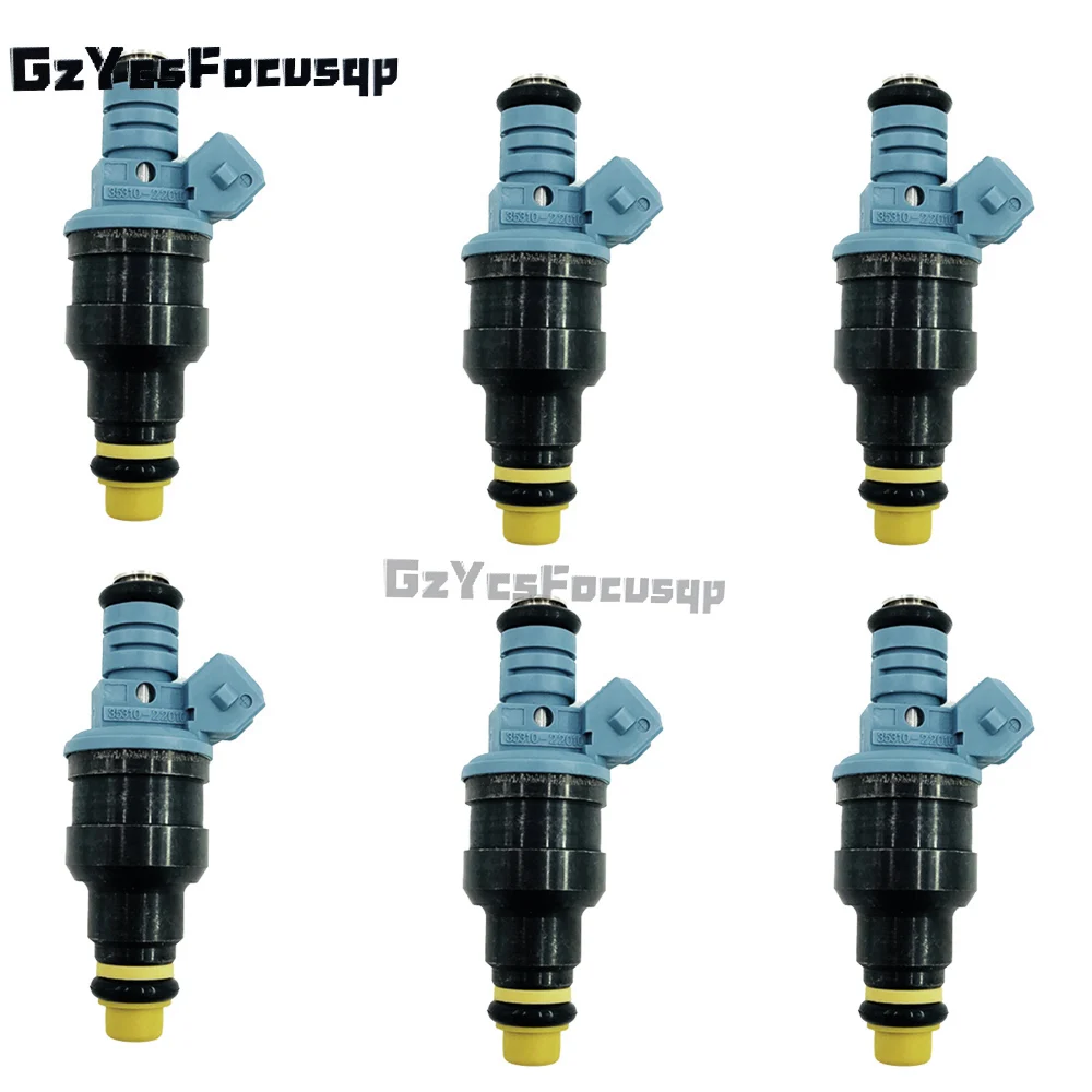 6pcs/Lot New Fuel Injectors kit 35310-22010 3531022010 9250930006 For Hyun-dai Accent