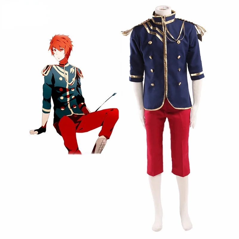 

Anime Uta no Prince-sama Otoya Ittoki Military Uniform Cosplay Costume Customize Adult Kids Size