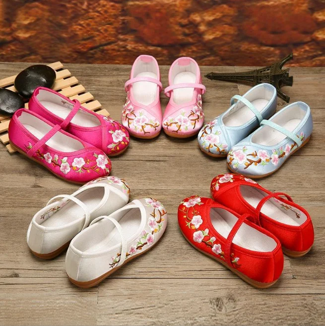 New children's Chinese traditional shoes girls casual shoes