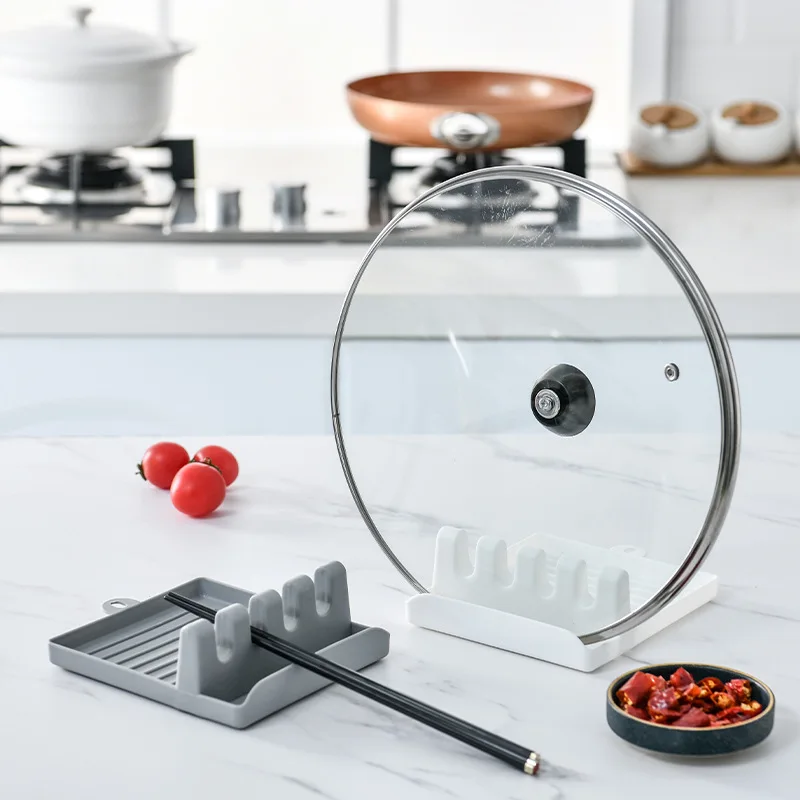 Support de rangement pour couverts, tapis antidérapant, multifonctionnel, avec spatule, ustensiles de cuisine