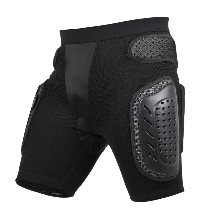 Sports Hip Protector Pants Black Mesh Cloth Multifunctional High Elasticity Breathable Sponge For Riding Anti-Dropping