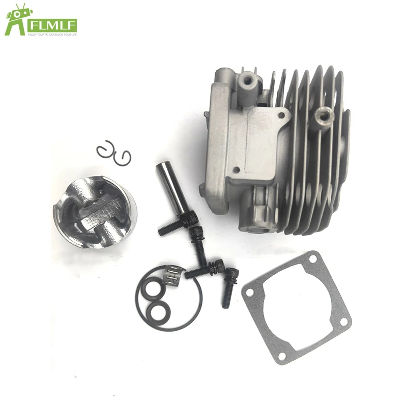 4 Bolt 36cc Scale Gas Engine Cylinder Piston Kit Fit for 1/5 HPI ROFUN Rovan BAJA 5B RC CAR Parts