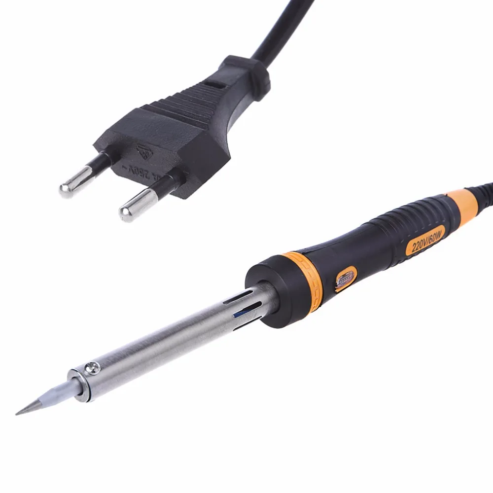 60W 220V Electric Soldering Iron Heating Tool Lightweight Soldering Hot Welding Iron 26CM EU Plug