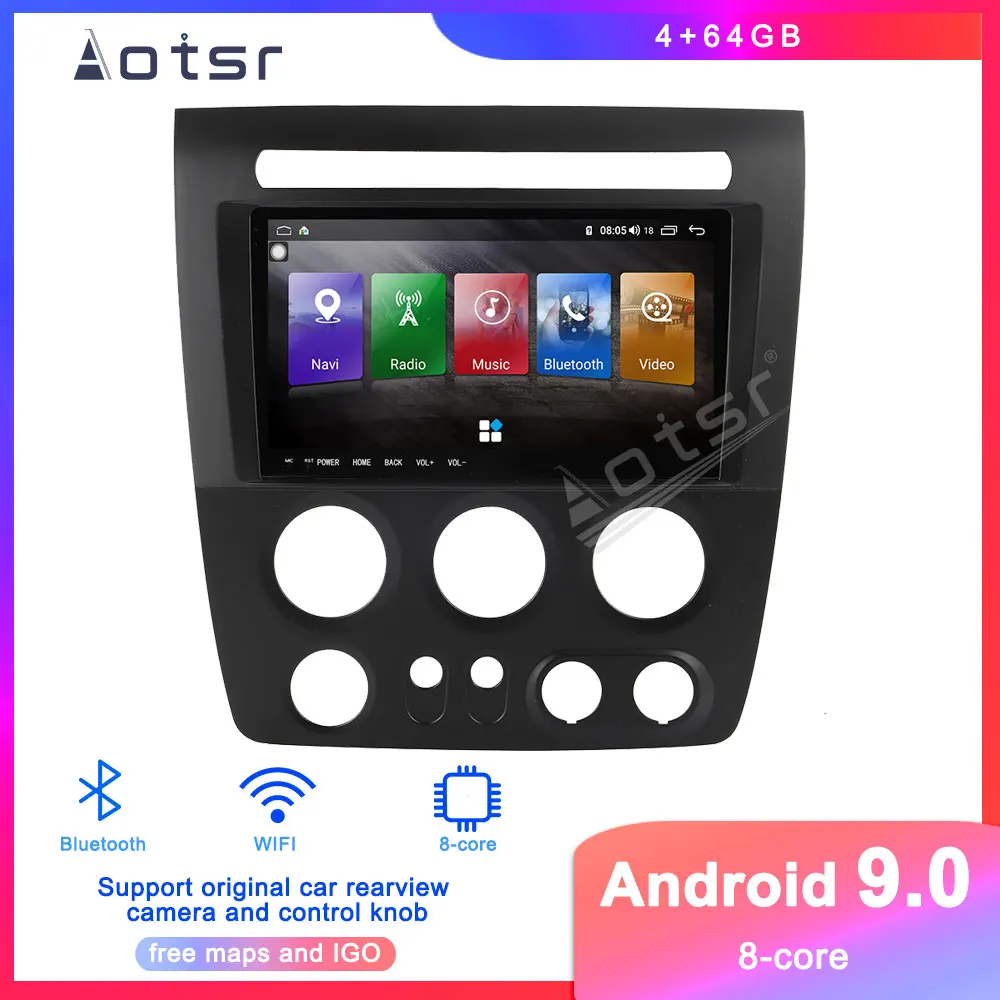 128G Android  Carplay Car DVD player GPS Navigation For Hummer H3 2005-2009 Car Auto Radio Stereo Multimedia Player Head Unit