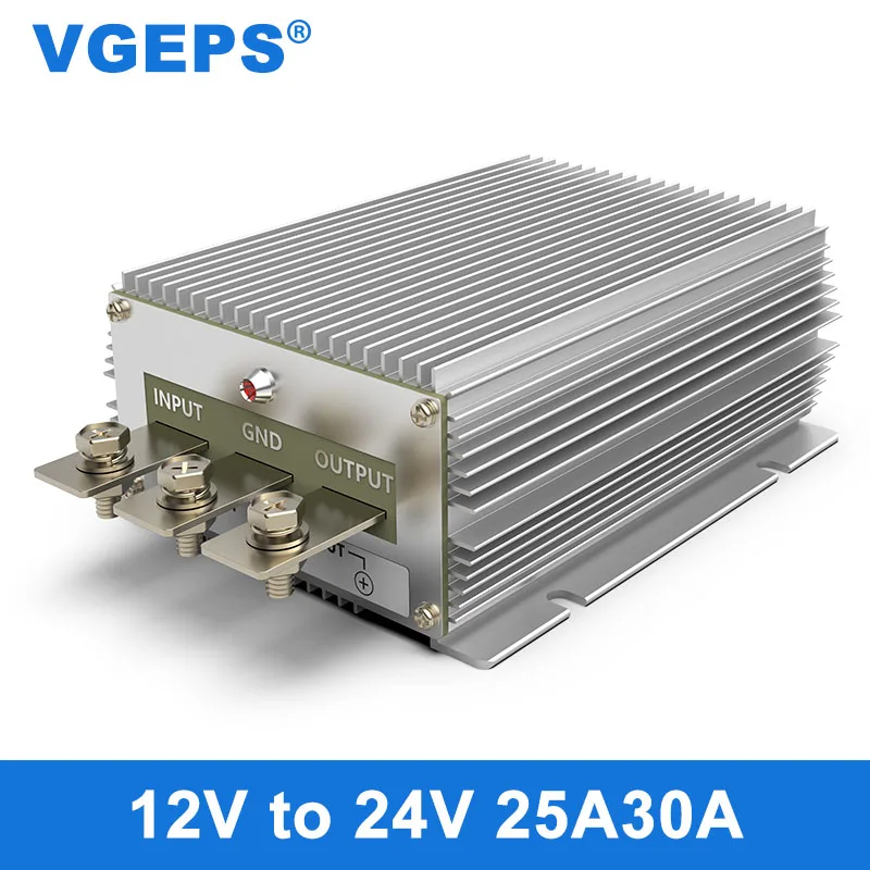 para 24v dc Conversor de Impulsionador de Fonte de Energia 12v Litros 24v Módulo de Regulador de Tensão de Fonte de Energia Automotiva Impulsionador à Prova d Água 12v