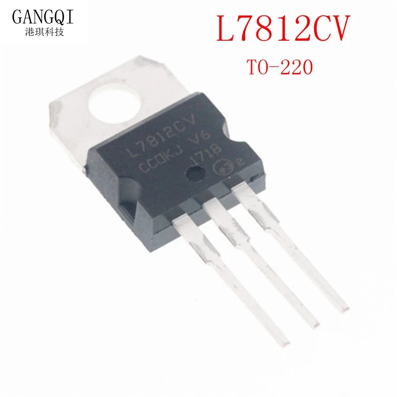 10PCS L7812CV L7812 TO220 7812 LM7812 MC7812 TO-220 new IC In Stock