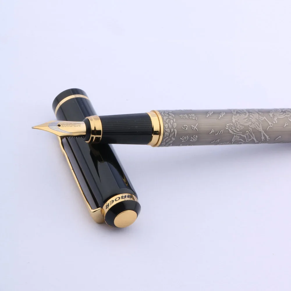 high quality brand baoer 507 Fountain Pen Gray 