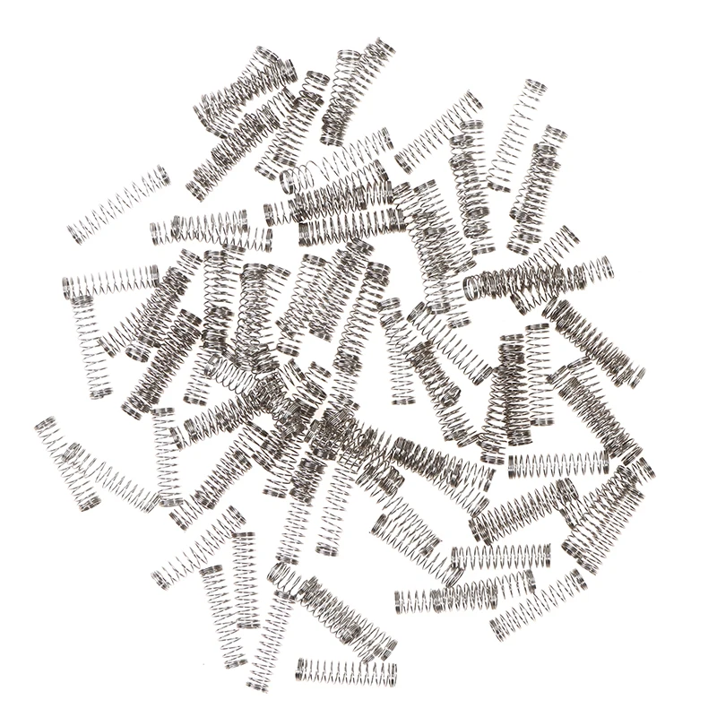 110pcs/pack Sliver Switches Spring for Cherry MX DIY Mechanical Gaming Keyboard 35g, 45g, 60g, 62g, 67g, 78g, 80g, 150g