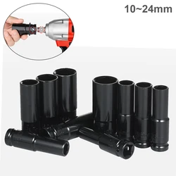 10mm-24mm Extension Sleeve Hexagonal Pneumatic Socket Head for Electric Wrench Hand Tools Impact Wrench Drill Hex Socket Head